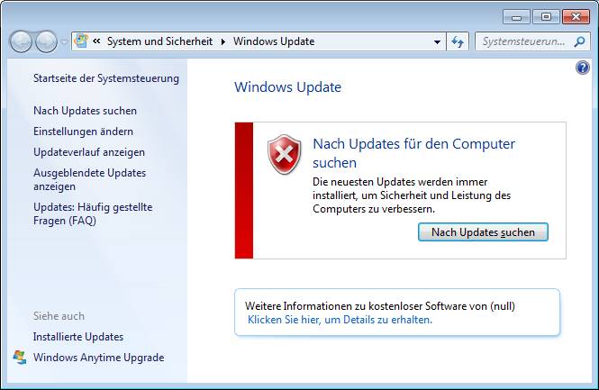 Windows Update Fehler 0x80072f8f Nach Updates suchen